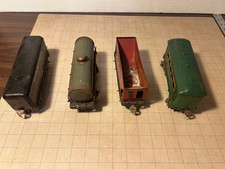 Vintage Mixed Lot of 4 O Gauge Freight and Passenger Cars