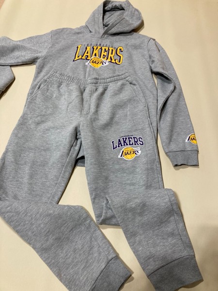 NBA Grey Hooded Sweatshirt Size 18 Women Pullover Casual Basketball Gear