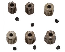 Yeah Racing Hard Coated 64P Aluminum Pinion Gear Set 17, 18, 19, 20, 21, 22T