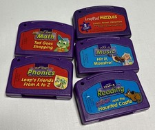 LeapFrog LeapPad Games Lot of 5 Disney