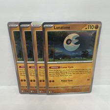 Lunatone 074/132 - Play Set (x4) - Pokémon TCG: Mega Evolution NM