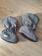Baby Schuhe / Schneeschuhe /Überzieher Gr. 19 - 20 Sterntaler grau gefüttert