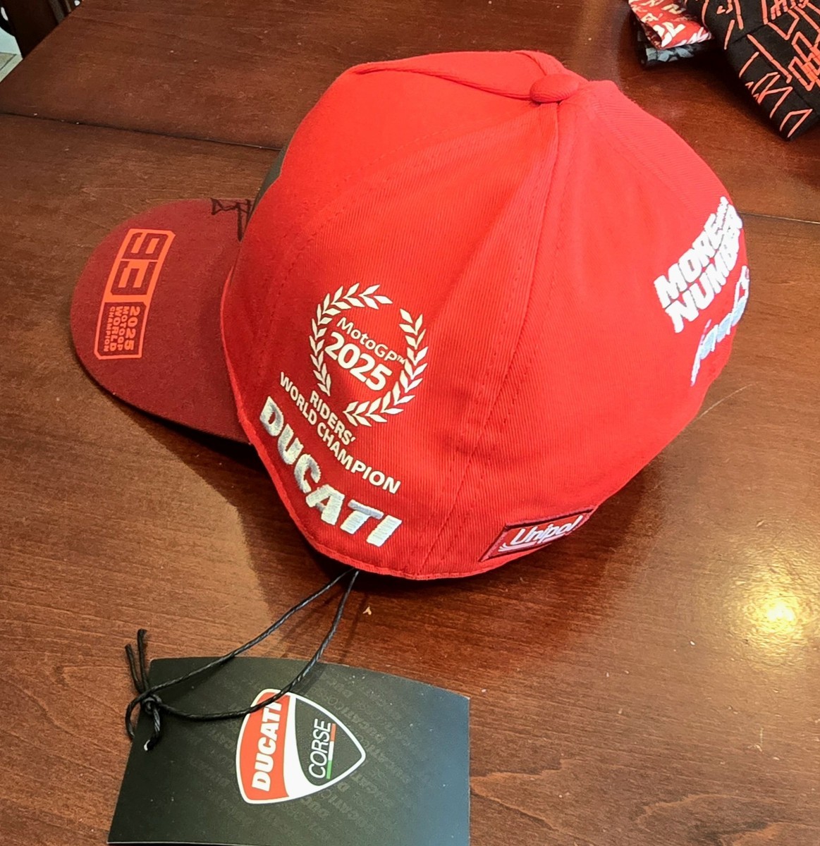 Marc Marquez Autographed Lenovo Ducati 2025 Motogp World