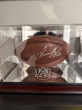 Ronnie Brown Auburn Tigers Signed Autograph Football With Mahogany Auburn Case