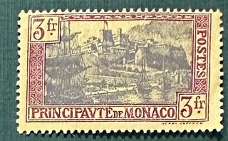 MONACO 90 Lovely Mint Light Hinged Issue
