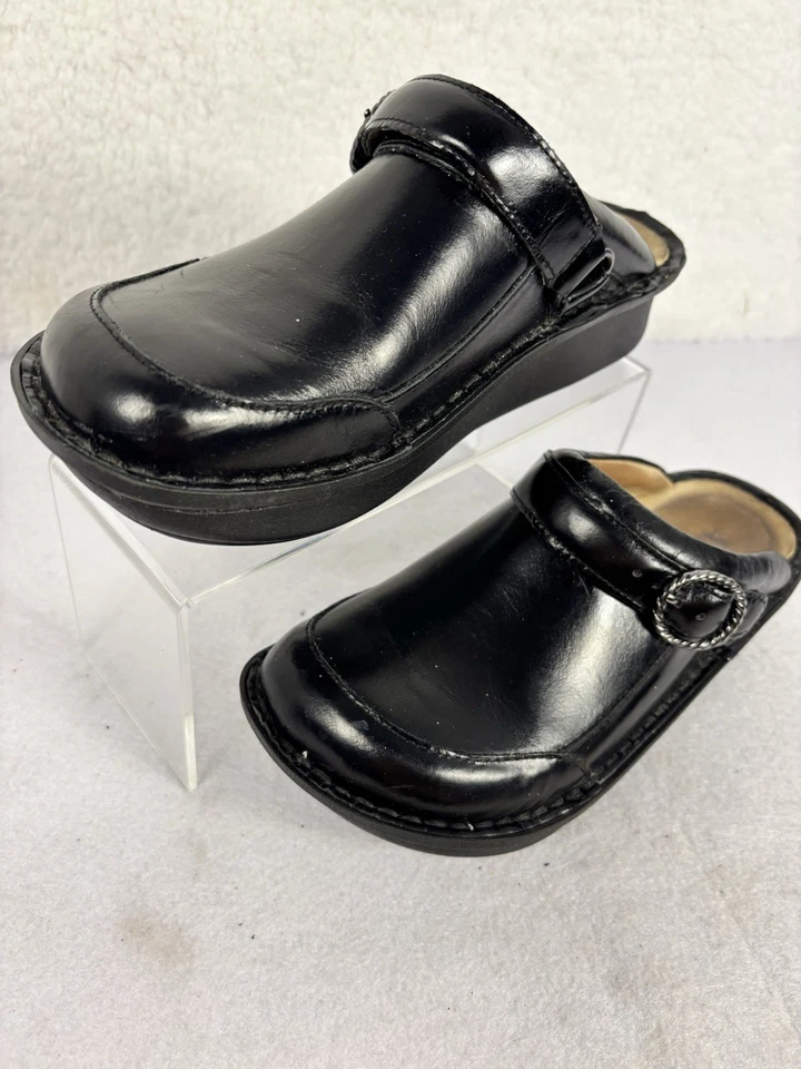 Alegria Classic черные мулы/сабо с дополнительным задним ремнем - 37 ЕС (7-7,5 США) - Изображение 2 из 4