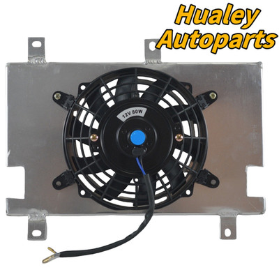 Aluminum Shroud + Fan For 2007-2015 08 09 10 11Suzuki King Quad 450/500/700/750