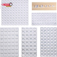 Cabinet Door Bumpers Clear Self Adhesive Noise Dampening Bumper Pads 272Pcs Sili