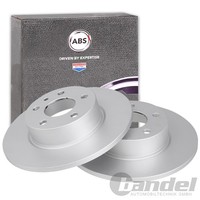 2X A.B.S. Bremsscheiben 251Mm Hinten Passend FüR Alfa Romeo 147 156 164 Fiat