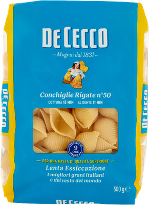 Pasta di Semola Conchiglie Schalennudeln n50 500g - De Cecco