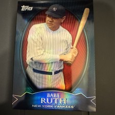 2010 Topps Babe Ruth WME-1 Walmart Exclusive Chrome Refractor New York Yankees