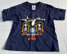 NEW 2003 Vintage Thomas The Tank Engine Shirt Double Sided Graphic Kids Size 4T