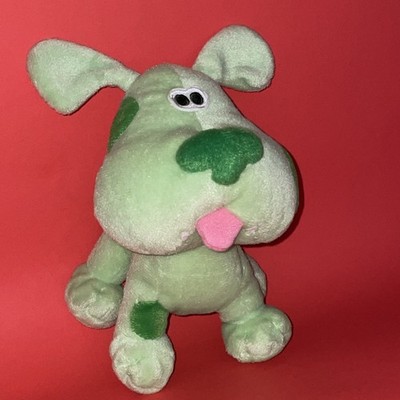Blues Clues Green Puppy Plush 2001 Viacom Nick Jr Rare Dog * NICE CLEAN  