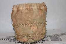 Vintage 1960's Hair Curler Bag and Curlers Rollers Pink Green Orange