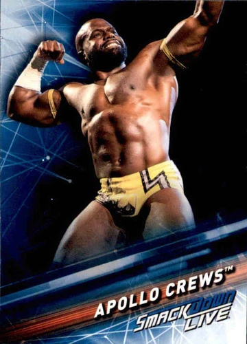 2019 Topps WWE Smackdown Live Base #5 Apollo Crews