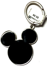 Disney MICKEY EARS metal keyring key chain keychain Purse FOB