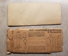 UNUSED May Manton's Early 1900s Sewing Pattern Factory Folded 2191 - Bust 44