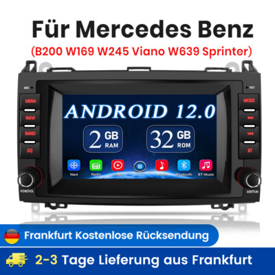 7'' Autoradio Für Mercedes-Benz A/B Klasse Vito Viano Sprinter EQ DAB+BT GPS Navi