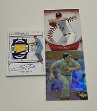 Scott Rolen Cardinals Flawless Signed 3 Color Patch /15/ UD/ B-Best (3) Card Lot