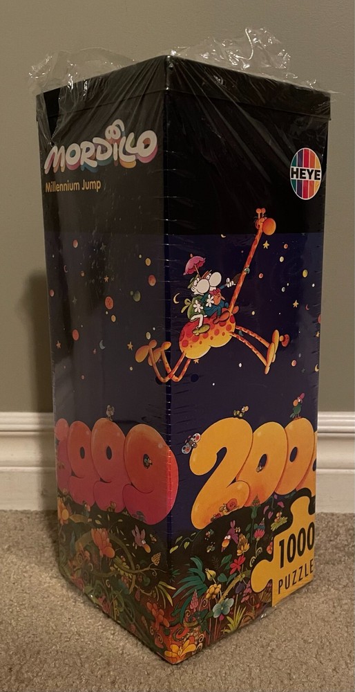 Heye Mordillo Millennium Jump Puzzle FACTORY SEALED 1000 Piece Vintage 1990 RARE