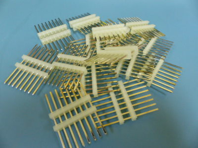 Methode  3100-14-108-139 Qty of 12 per Lot 8 pin header  .156 in  (3.96mm) pitch