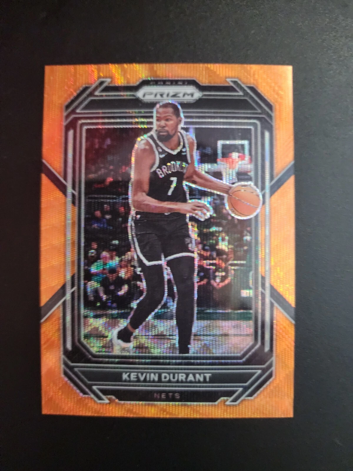 2022-23 Panini Prizm - Orange Wave Prizm #10 Kevin Durant /60 Suns Nets