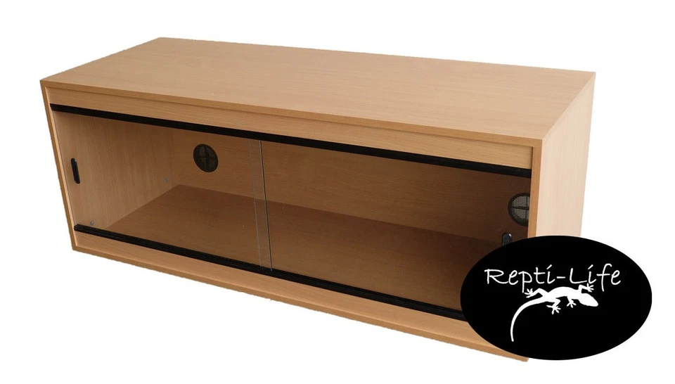 Repti-Life Vivarium 48x18x18 in Beech, 4ft vivarium