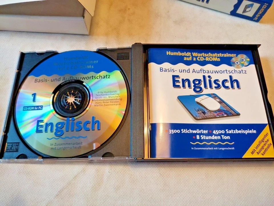 💿 Humboldt Wortschatztrainer ENGLISCH 2CD-Rom Sprachtraining 1997 Langenscheidt - Bild 4 von 4