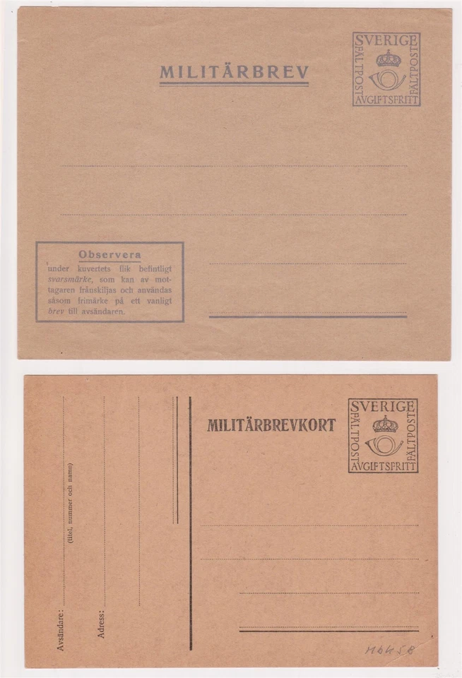 (Y17-20) 1940 Germany & Sweden mix of 8 WWII post cards &covers (T) (FC14) - Изображение 4 из 4