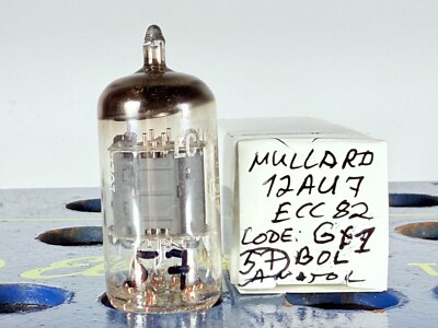Mullard ECC82 12AU7 Code Gf1 B0L Tested Like NOS Balanced Tube