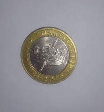 UK GB - William Shakespeare Hollow Crown Dagger £2 2 Pound Coin 2016