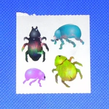 Vintage Sandylion Irredescent Beetle Insects Sticker Mod