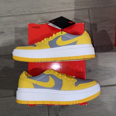Size 10M / 11.5W - 2022 Jordan 1 Low Elevate Cement Grey Maize Yellow DH7004 017