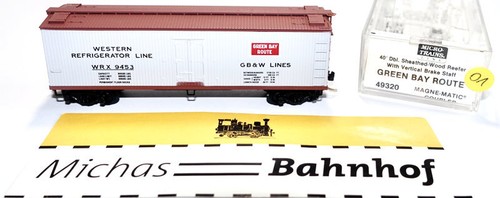 Micro Trains Line 49320 40' Sheathed Reefer Green Bay Route 9453 N 1:160 h01 å | Zustand: Gebraucht
