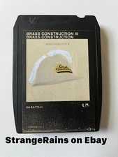Brass Construction III -  8 Track Tape - New Pad and Splice Refurbished / Tested