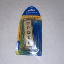 Home Telephone 5-Way Modular Outlet Landline Jack Cable Cord Splitter S6066 New