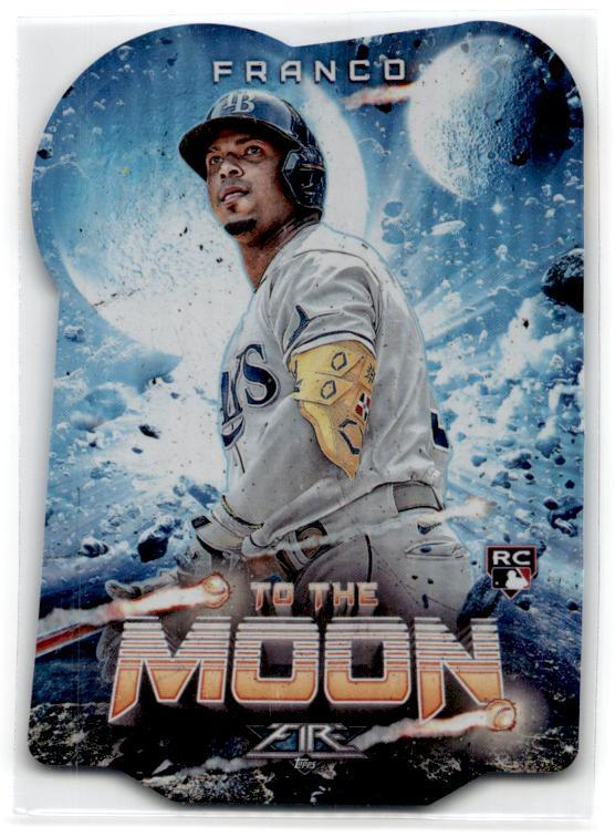 2022 Topps Fire #TTM-9 Wander Franco To The Moon Tampa Bay Rays