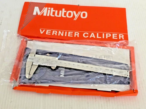Mitutoyo 530-101 Vernier Caliper Stainless Steel, 0-150mm Range, +/-0.05mm