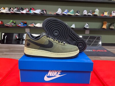 NIKE AIR FORCE 1 LOW SP X UNDEFEATED DH3064-300 SIZE 8.5 UK7.5 EUR42 CARGO KHAKI