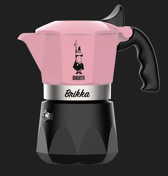 Bialetti Brikka Moka Express Stovetop Coffee Maker Aluminium Multiple Colours