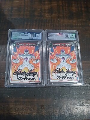 Dragon Ball Super Card Frieza Signed Linda Young Graded 9 | eBay