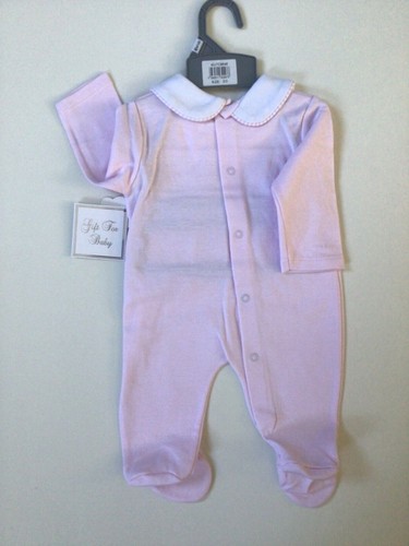 Baby Mädchen Spanischer Stil Gesmokte Krone Baby Grow Rosa Baumwolle Geschenk - Bild 5 von 5