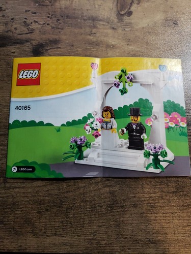 LEGO Wedding Favour (40165) Manual ONLY, Instruction Book