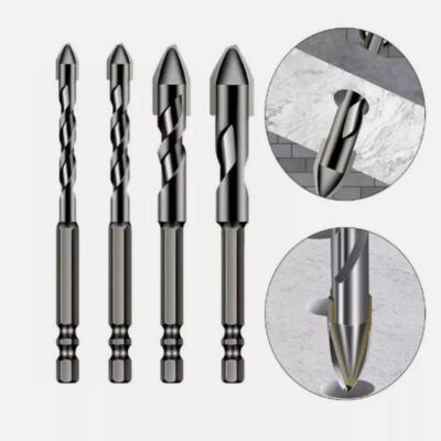 4pcs Multifunctional Drill Bit Set for Tile Foam Brick and Wood Drilling KG