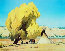 Lazy Autumn  by Maynard Dixon