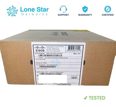 New Cisco AIR-AP1832I-B-K9C Mobility Express Wireless Access Point