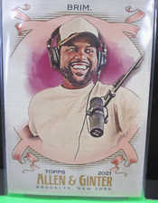 2021 Topps Allen & Ginter Steelo Brim base card # 267 - TV Personality