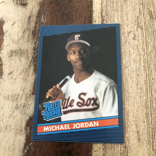 Michael Jordan White Sox Rated Rookie Reverse Bulls Rookie Of The Year 