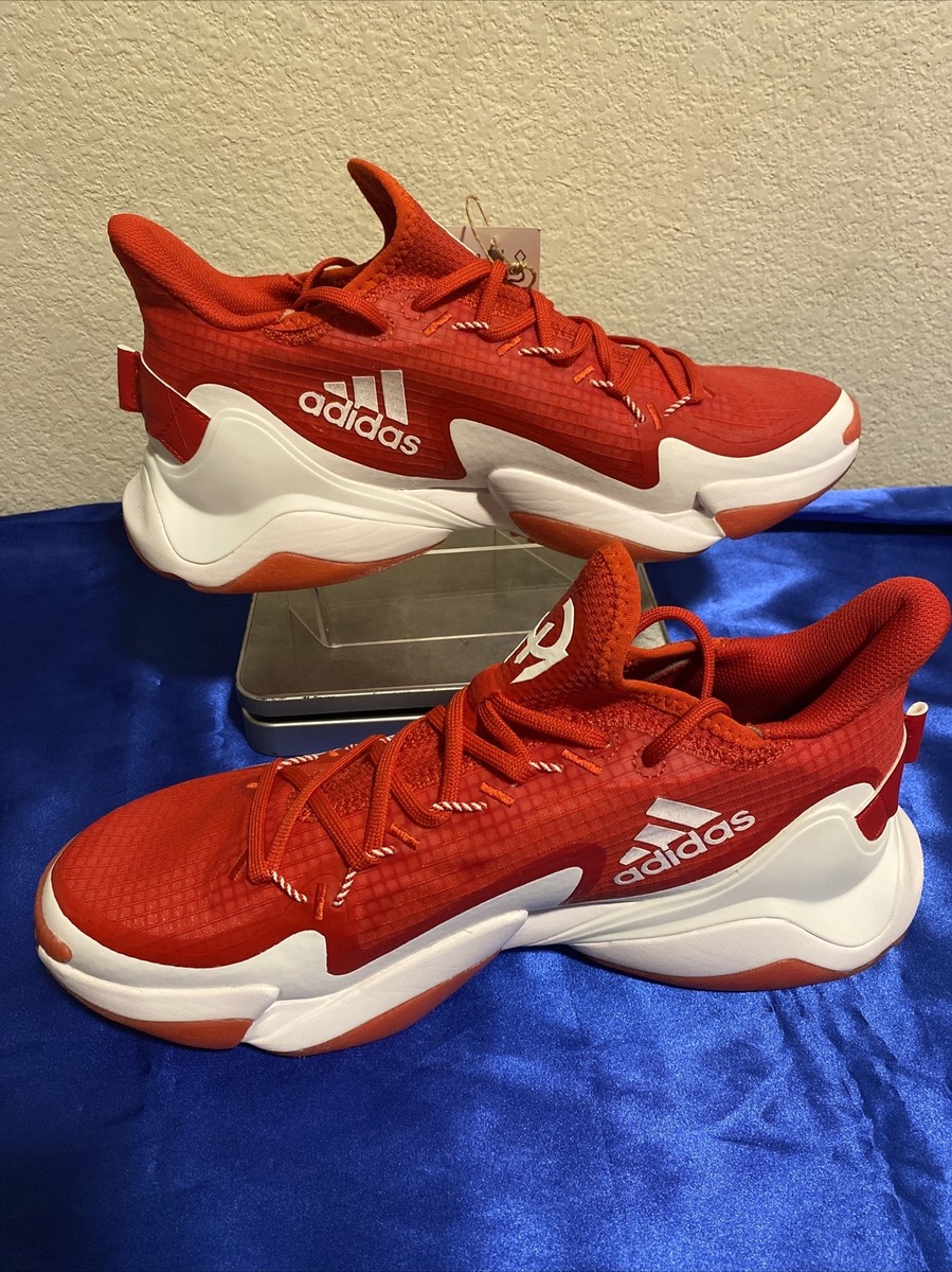Patrick Mahomes Adidas 1 FLX Impact Shoes GZ5006 Red White NFL CHIEFS Size  10.5
