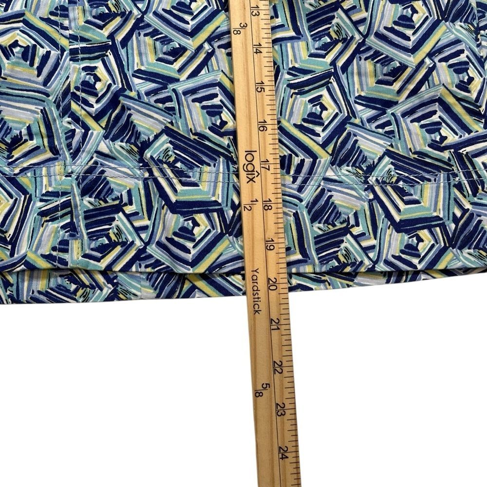 Talbots Women's Blue Patterned Back Zip Pencil Sk… - image 10